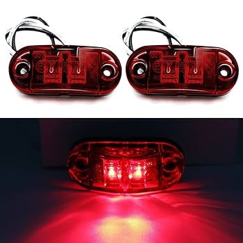 Amazon.co.jp: トラック LED マーカーランプ サイドマーカー 車